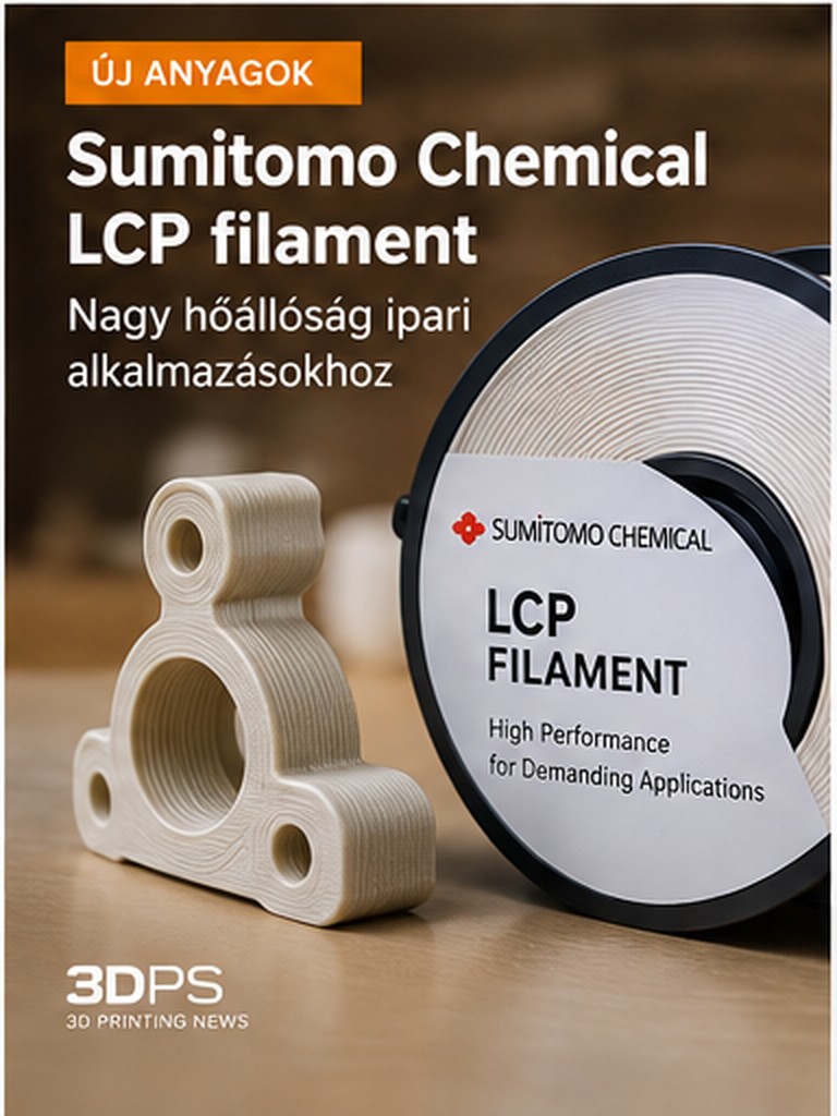 Sumitomo és Gutenberg: LCP filament mérnöki FFF-alkalmazásokhoz